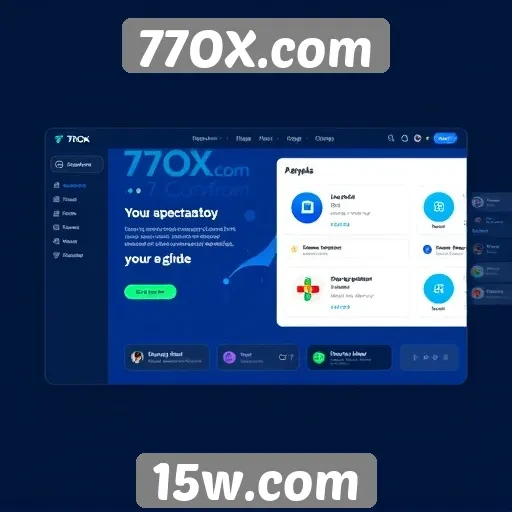 Interface do usuário do 77OX.com é intuitiva e acessível